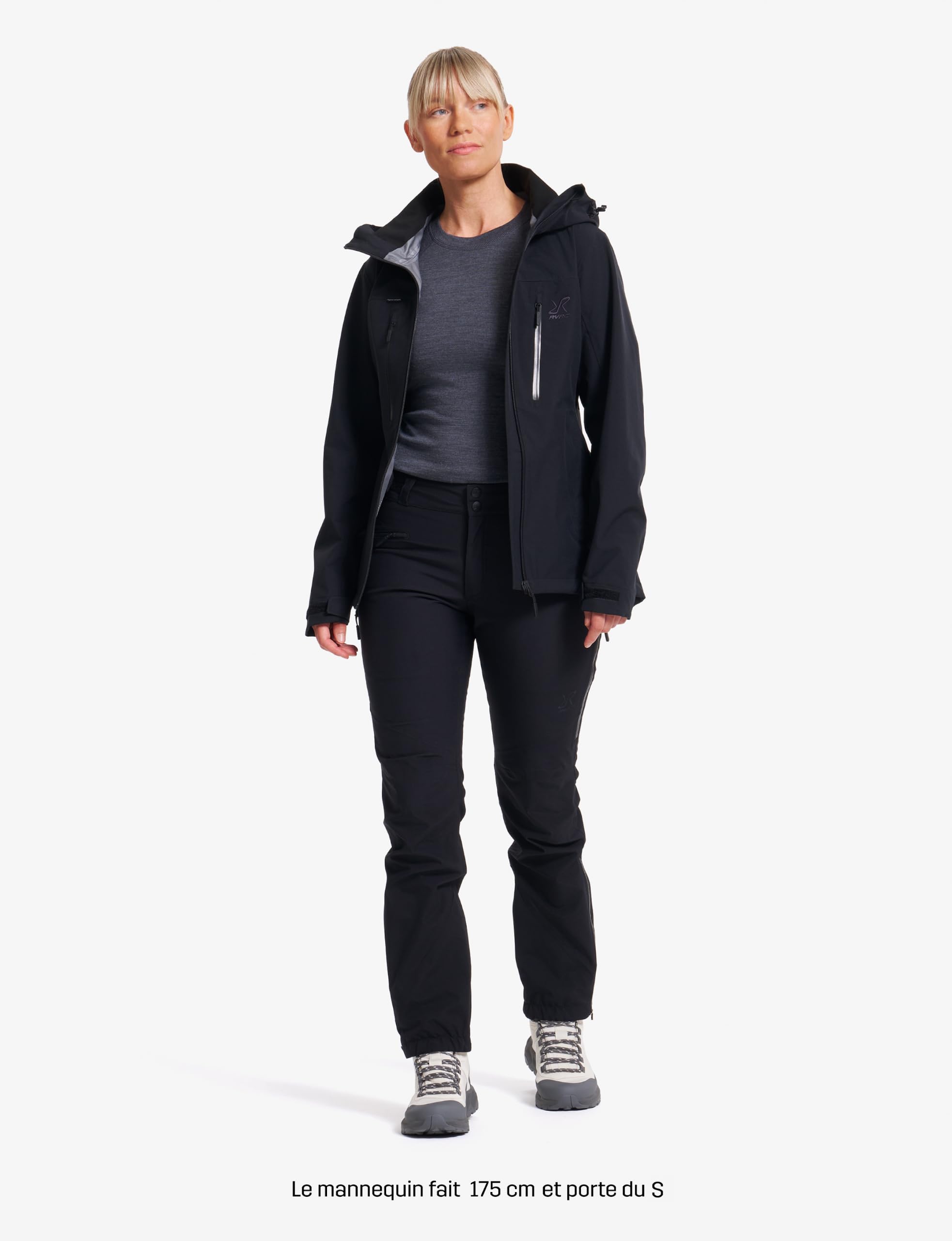 RevolutionRace Silence Proshell Pants, Pantalon pour Femme, Pantalon Ventilée et Imperméable pour la randonnée et Autres activités de Plein air