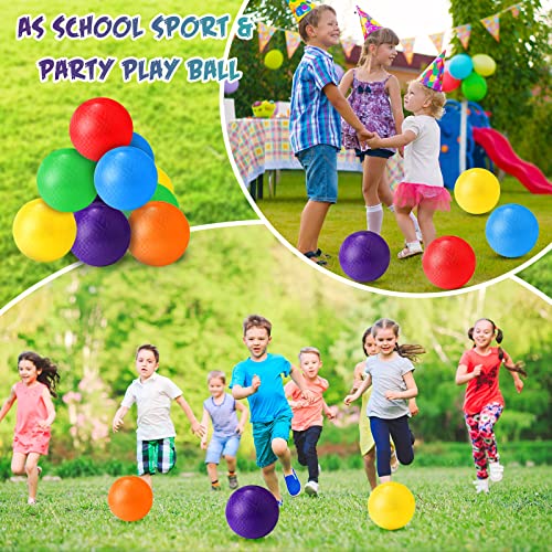 Jerify 50 Pcs 6 Inch Playground Balls Kickball Dodgeballs For Kids And Adults Rubber Bouncy Handball, Inflatable Balls, Camps, Picnic And Schoolyard Indoor And Outdoor Games #TOP2
