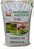 Húmus De Minhoca 5kg - Minhocário Mazzochi Adubo Orgânico