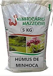Húmus De Minhoca 5kg - Minhocário Mazzochi Adubo Orgânico