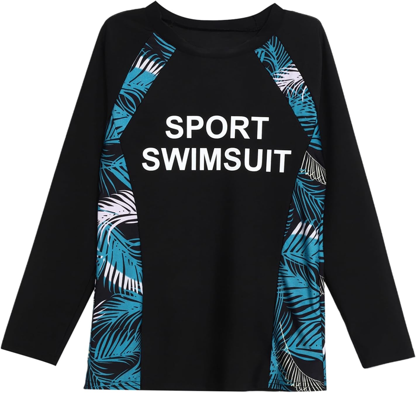 TTAO Little Big Boys UPF 50+ 3 Pcs Athletic Swimsuits Long Sleeve Swim Shirts Trunks Leggings Sets
