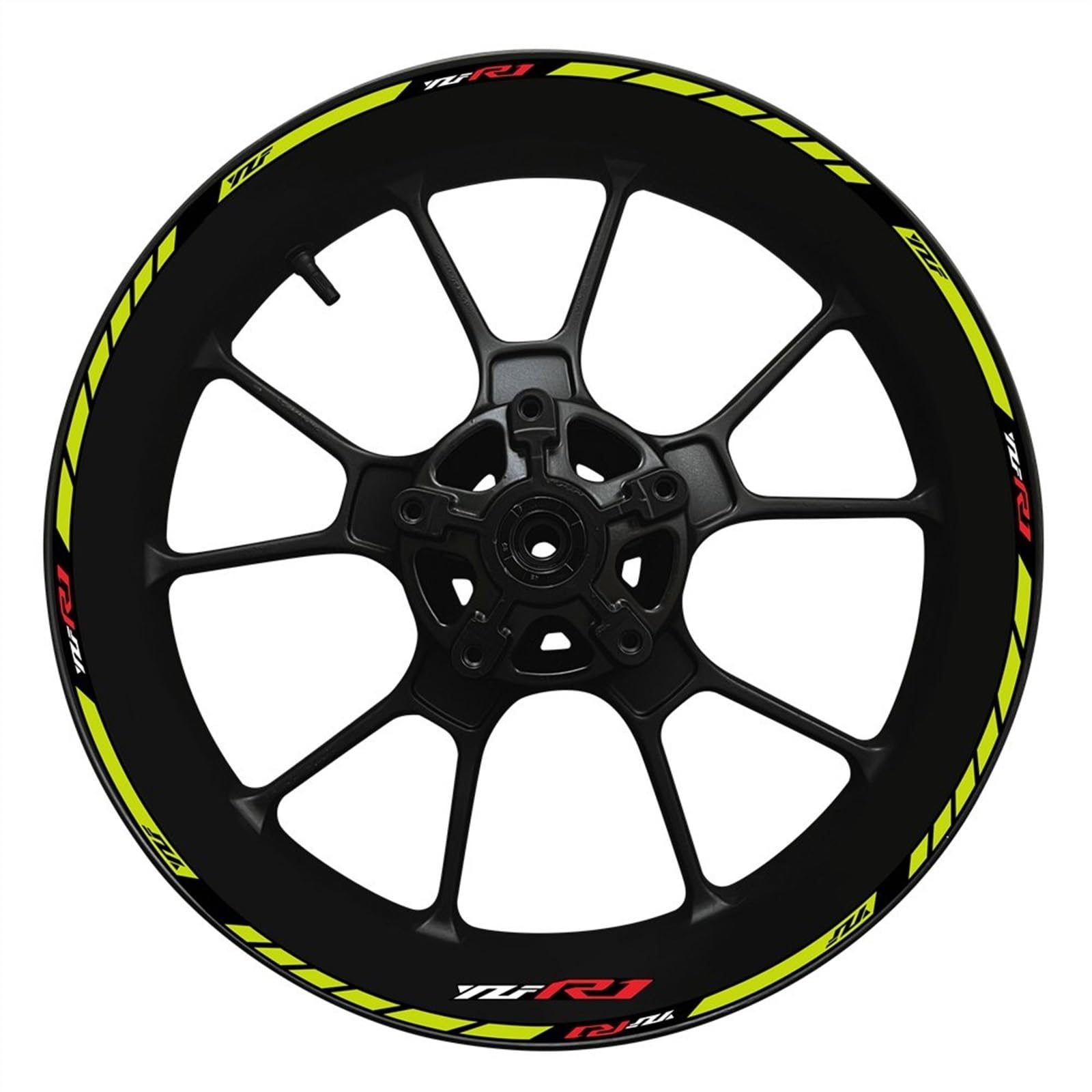 Motorcycle Decoration Set Rim Modification Reflective Sticker for for YZFR1 2022 17 Inch Wheel Hub for YZF for R1 Decal(22)