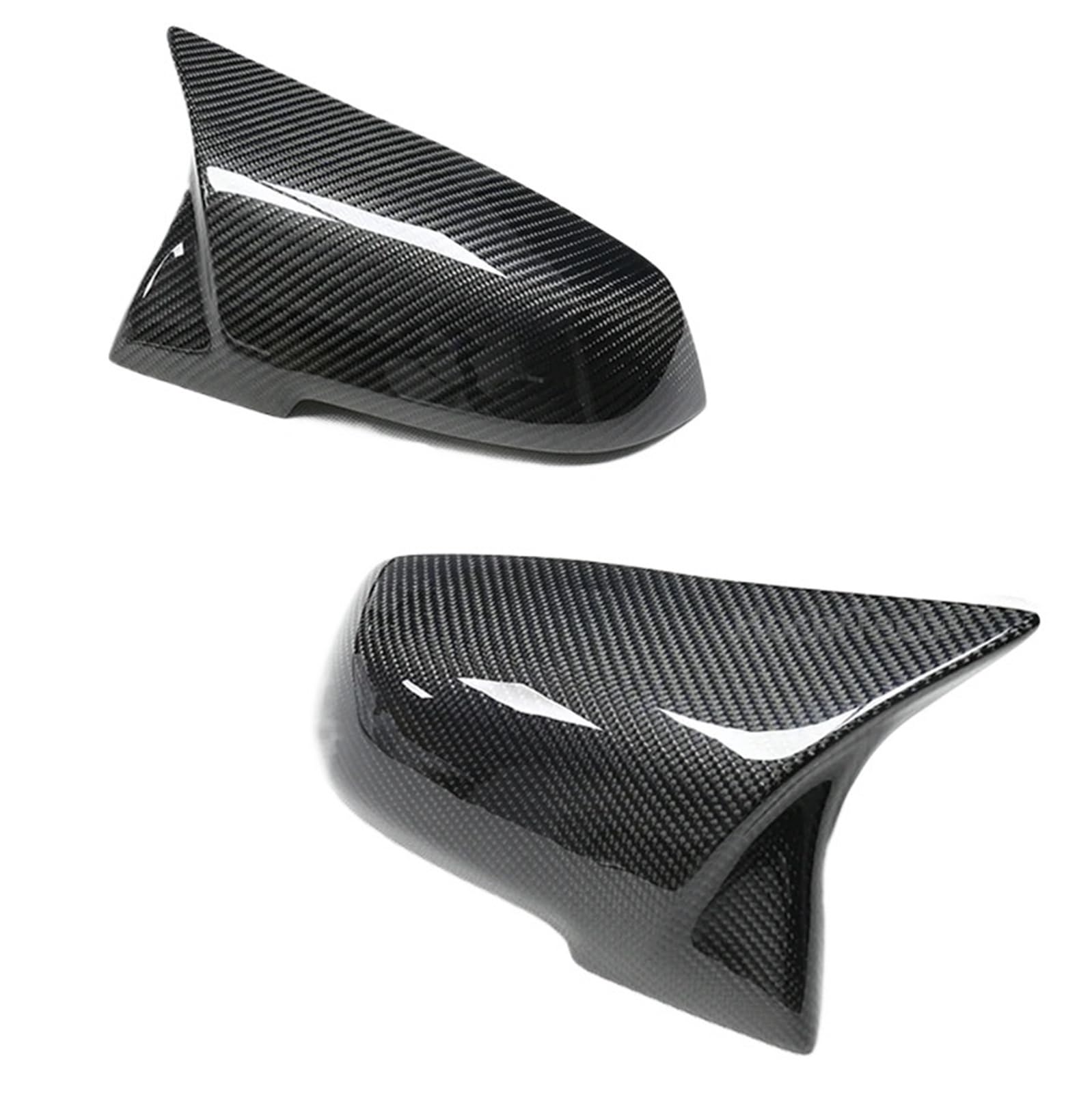 Auto Spiegelkappen Für 1er F20 F21 116i 118i 120i 125i | 130i Schrägheck Rückansicht Seitenspiegelabdeckung Carbon Muster Zubehör(Carbon)