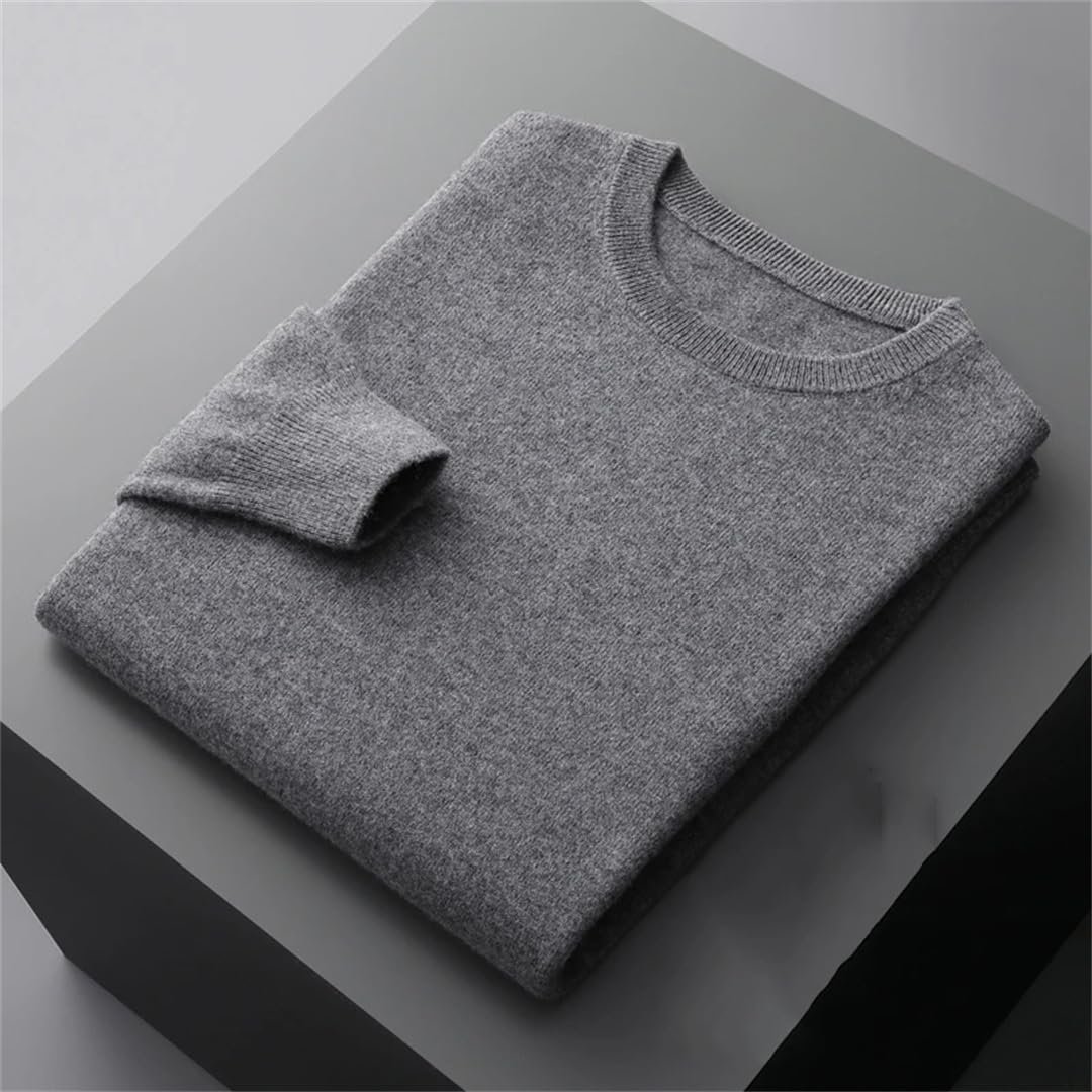 Uomo Tinta unita Girocollo Breve Pullover Maniche Lunghe Tempo Libero Maglione