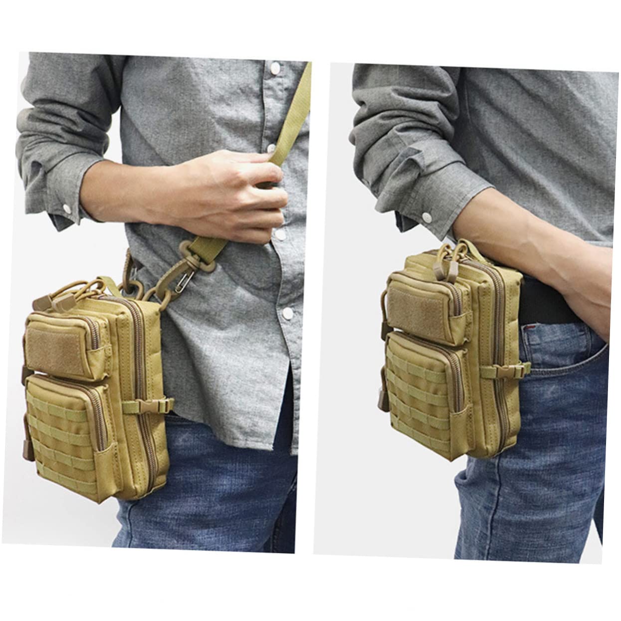 Didiseaon 2 Pz custodia family bag bustine travel kit borsa di pronto soccorso per il campeggio borse alla moda per le donne borsa medica per medicinali da escursionismo poliestere