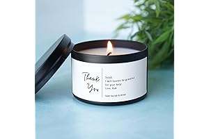 Personalized Thank You Gift | Warm Sugar Vanilla Scented Candles Bulk