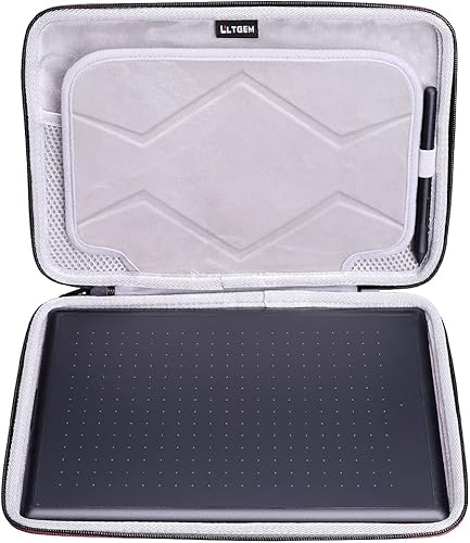 LTGEM - Funda para tablet One de Wacom Medium Graphics Drawing Tablet compatible con el modelo # CTL672K1A - Fundas protectoras duras para viajes y