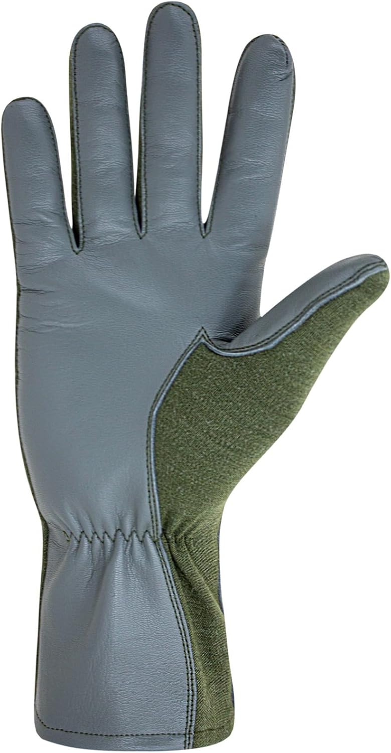 OUTDOOR NOMEX FLIGHT FLYER PILOT OPERATOR DUTY GLOVES BLACK, GREEN, TAN