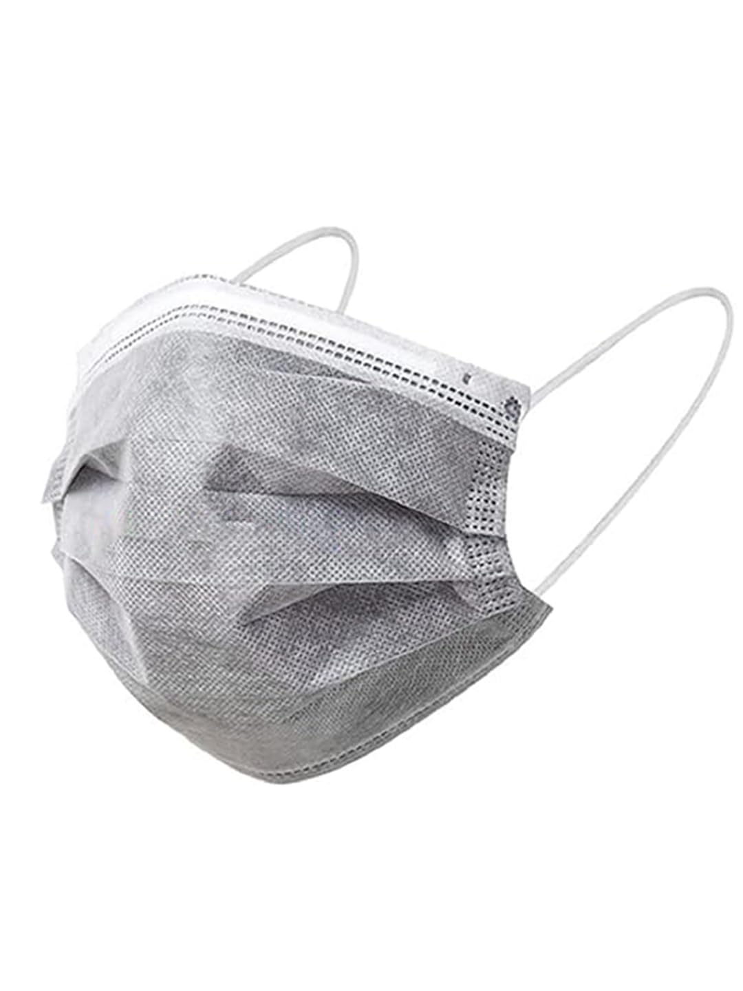 hobf Grey Surgical Mask Pack of 100 Pieces Disposable Masks 3 Ply Layer with Nose Clip Grey Use and Throw Masks Pack of 100 Pcs Pin-image-23