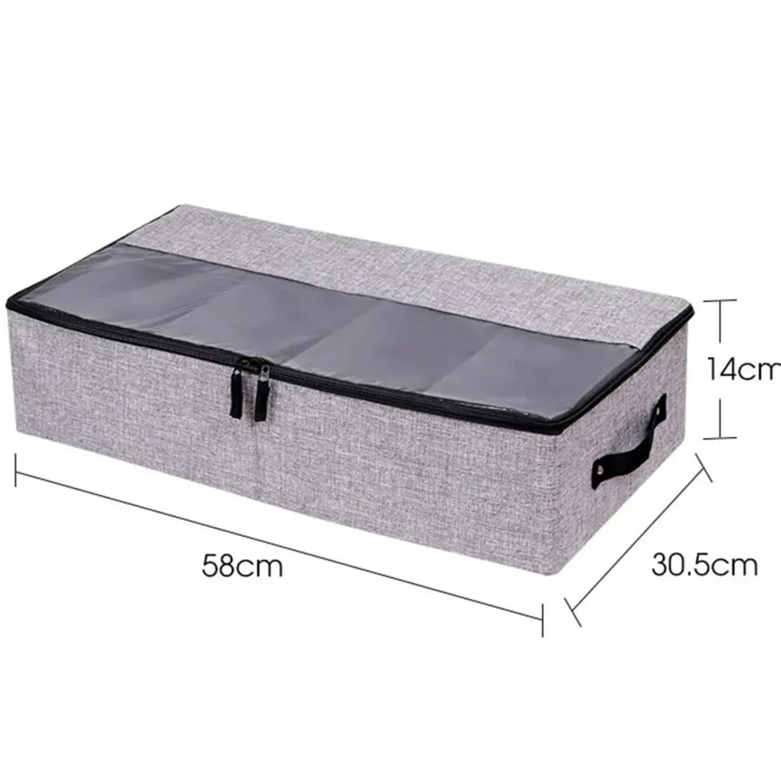 Organizzatore Di Scarpe Sotto Il Letto Organizzatore di scarpe sotto il letto Custodia porta scarpe robusta Borsa porta scarpe for armadio Per Risparmiare Spazio(Beige)