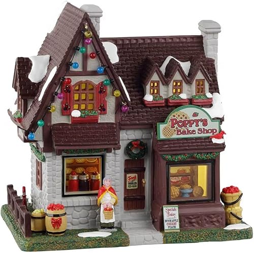 Lemax Colección Village - Poppy's Bakeshop Lit Building #35042
