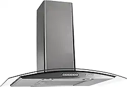 COIFA DE PAREDE FOGATTI VIDRO CURVO DUTO SLIM INOX 70CM 220V