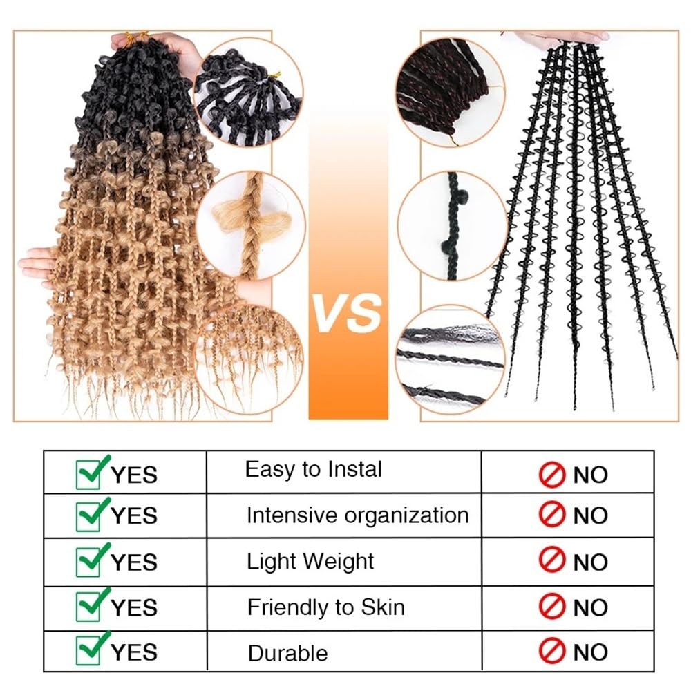 Extension de Coleta Trenzas en caja de mariposas de 24 pulgadas, pelo de ganchillo, 6 paquetes de pelo de ganchillo prelooped, trenzas largas de mariposa, trenzas de caja de jungla, pelo de ganchillo,