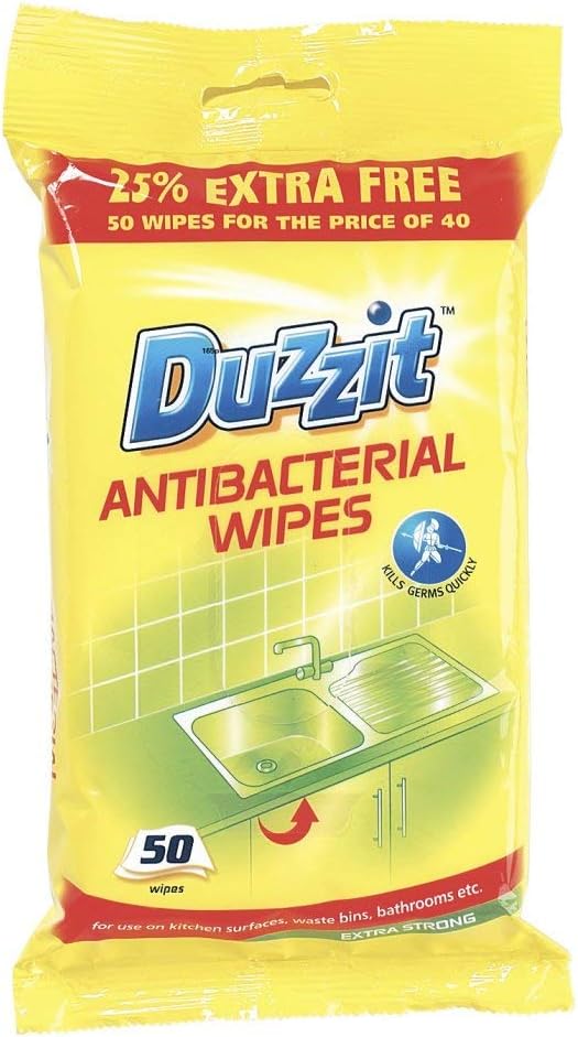 Duzzit Multisurface Wipes 50pk Home Cleaning Bathroom