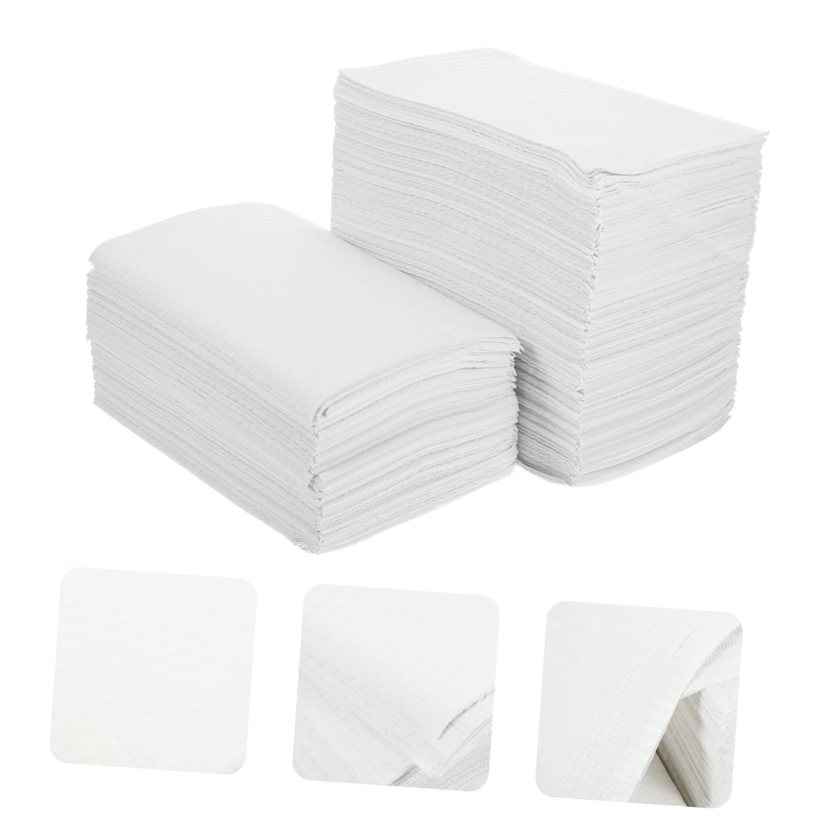 Mikinona Tovaglietta per Manicure Art Usa e Getta, Set da 125 Pezzi, Alta Assorbenza Liquidi, Protezione Tavolo per Saloni e Centri Estetici, Tovaglia Monouso per Unghie Professionale