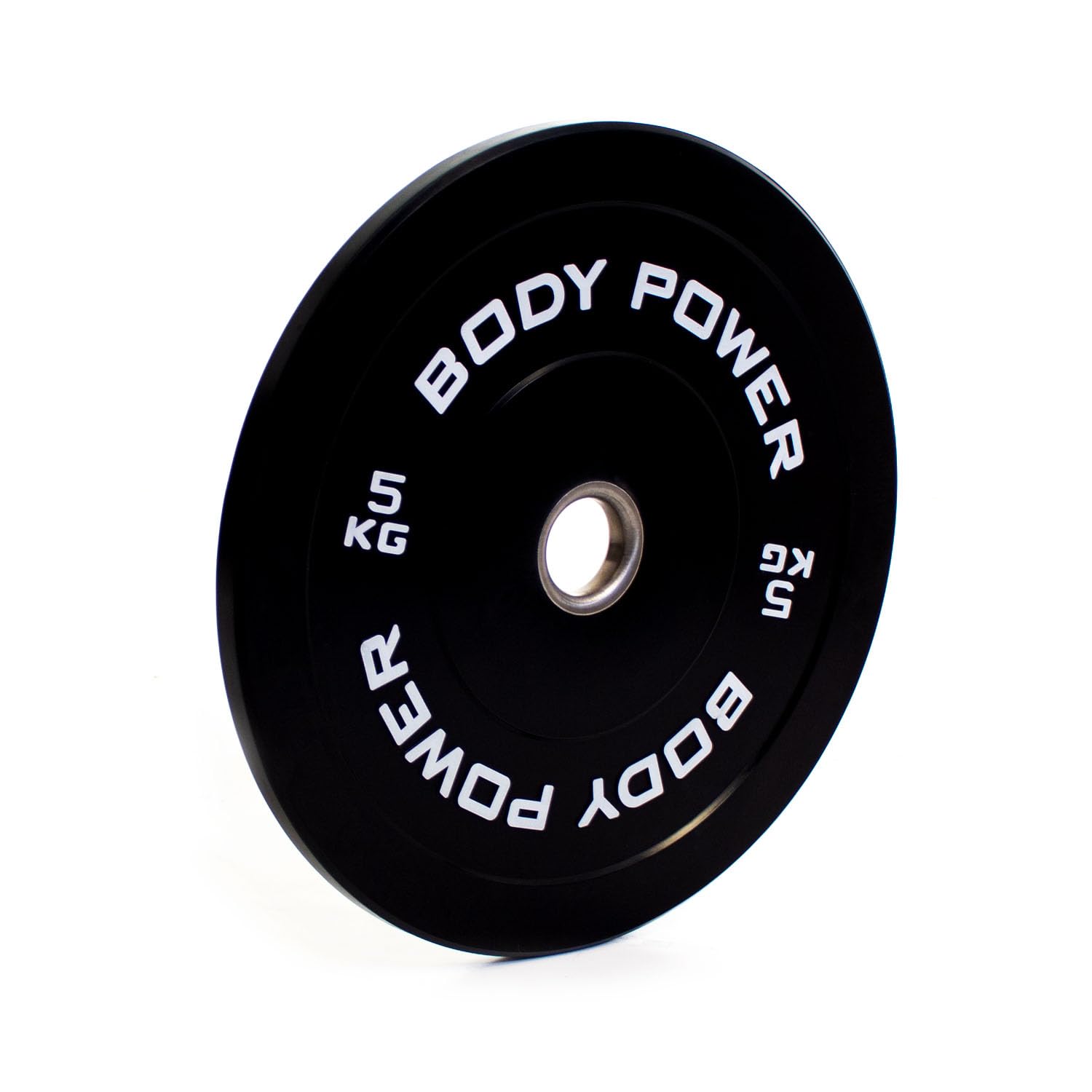 BODYPOWER 5Kg Solid Rubber Olympic Weight Plate (x1)