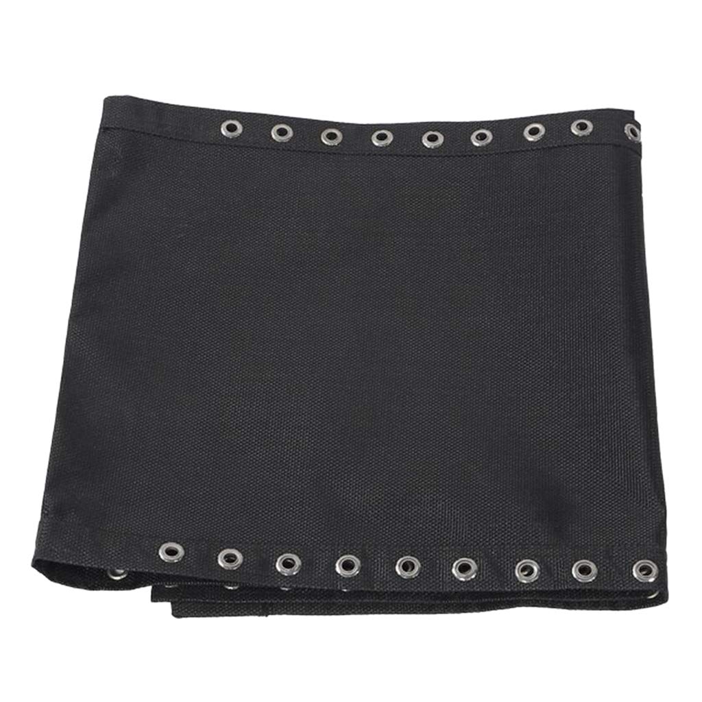 perfk Tessuto di Ricambio per Sedie a gravità Zero 63x17 Pollici Supporto Peso 200 kg, Nero
