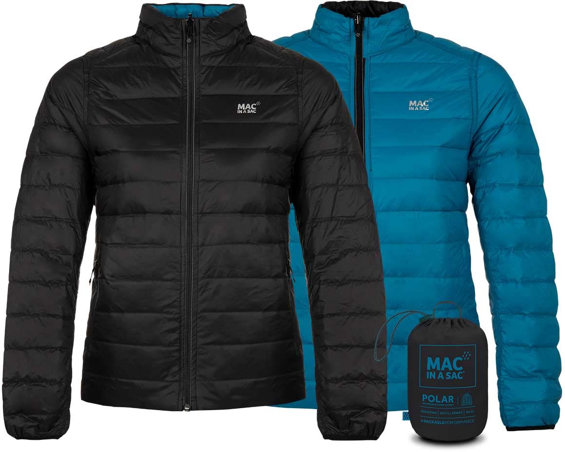 Mac in a Sac Women's Polar Womens Reversible Down Jacket Polar Down Jacket