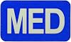 MED Medical Super-Lumen Glow-in-The-Dark Patch Blue