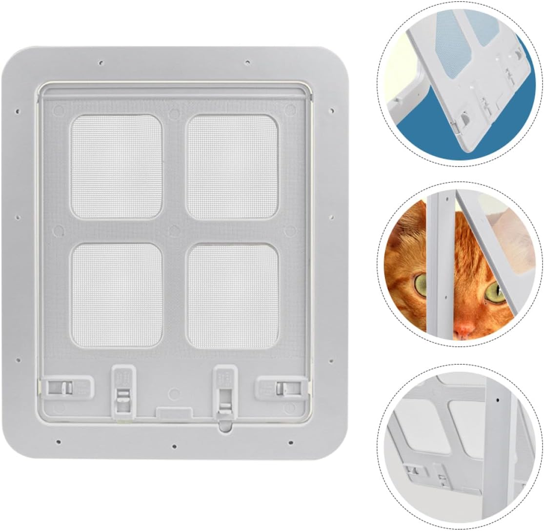 Pet Flap Door for Dogs and Cats Flexible Magnetic Screen Door for Easy Access Indoor Outdoor Use Small Weatherproof Design for Air Circulation and
