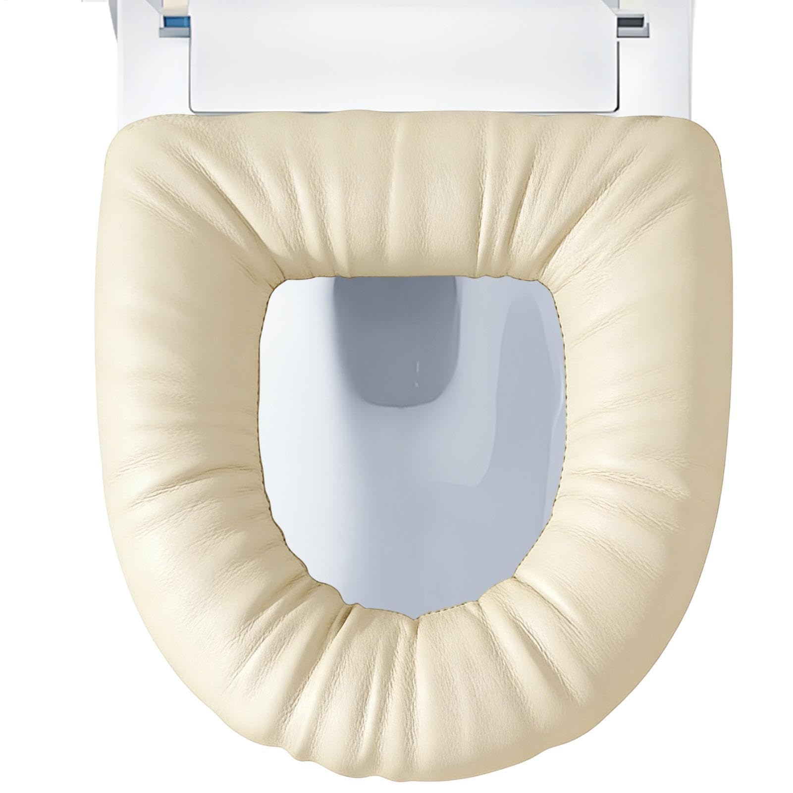 Cuscino per WC, elastico, aderente, imbottito, per sedile WC | Cuscino imbottito per sedile WC, per anziani disabili, adulti, casa, hotel, infermieri, casa, WC, impermeabile, mare