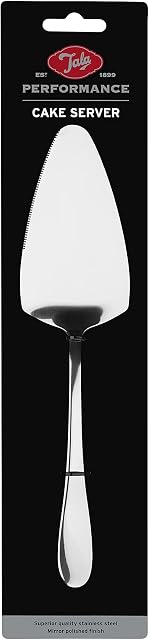 Tala Performance Stainless Steel Cake Server, Stainless Steel, Mirror Polish Finish, Dishwasher Safe, Metallic Silver