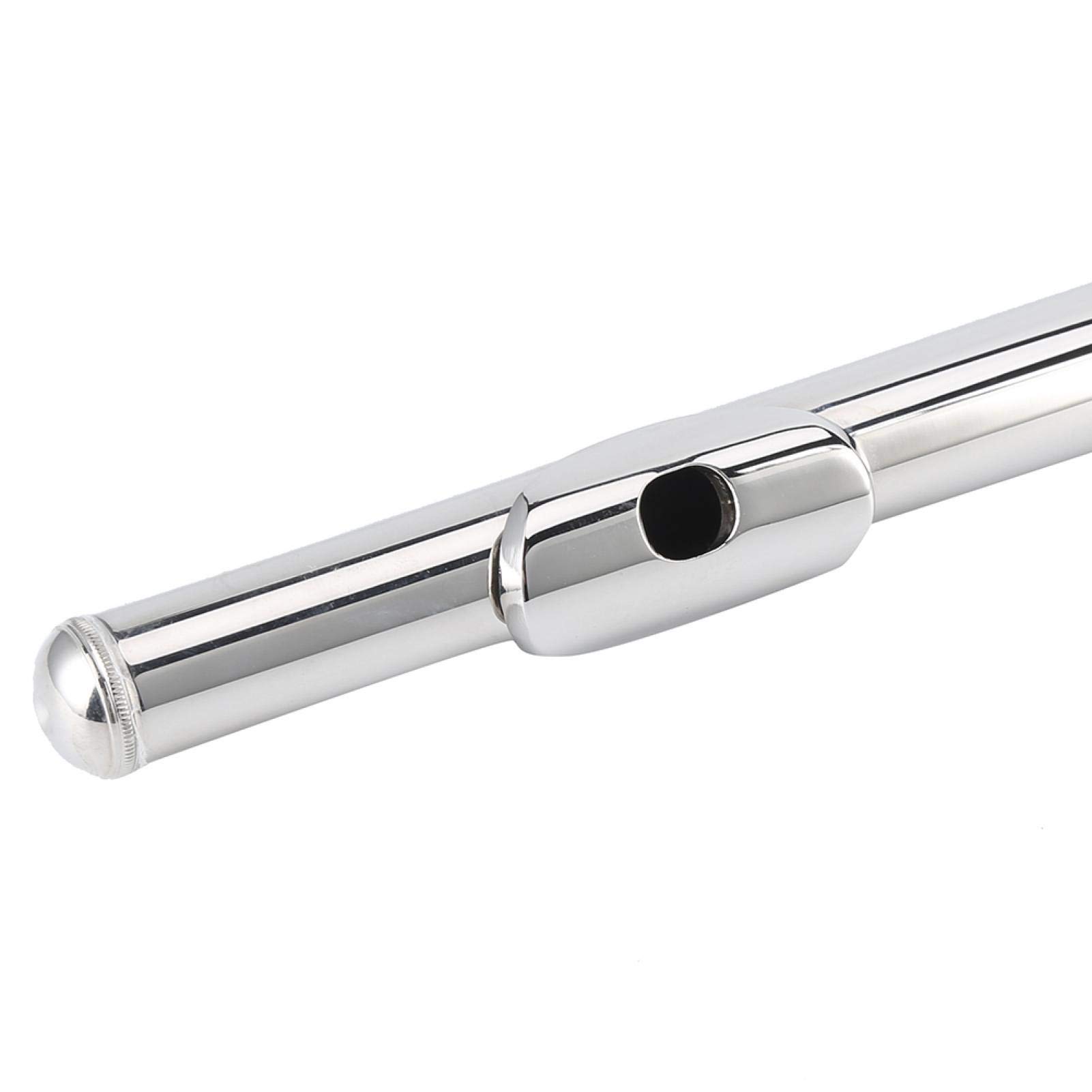 Flauto d'argento Argento sterlina Test professionale Riproduzione di strumenti musicali Supporto per principianti Adulti