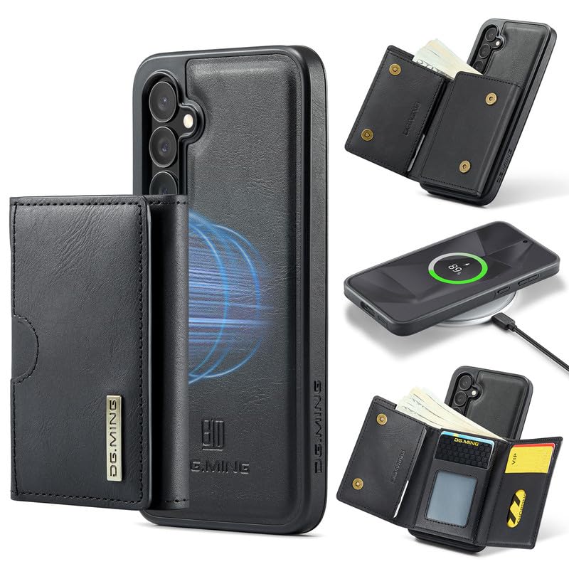 Étui pour Samsung S24 portefeuille cuir magnétique idéal trajets