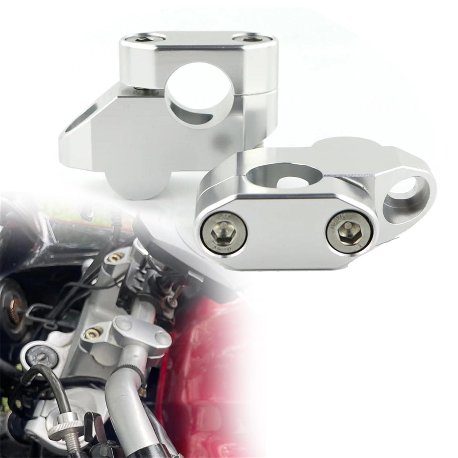 Rehausseurs de guidon 22 mm déportés pour moto NC750X NC700S et Hornet