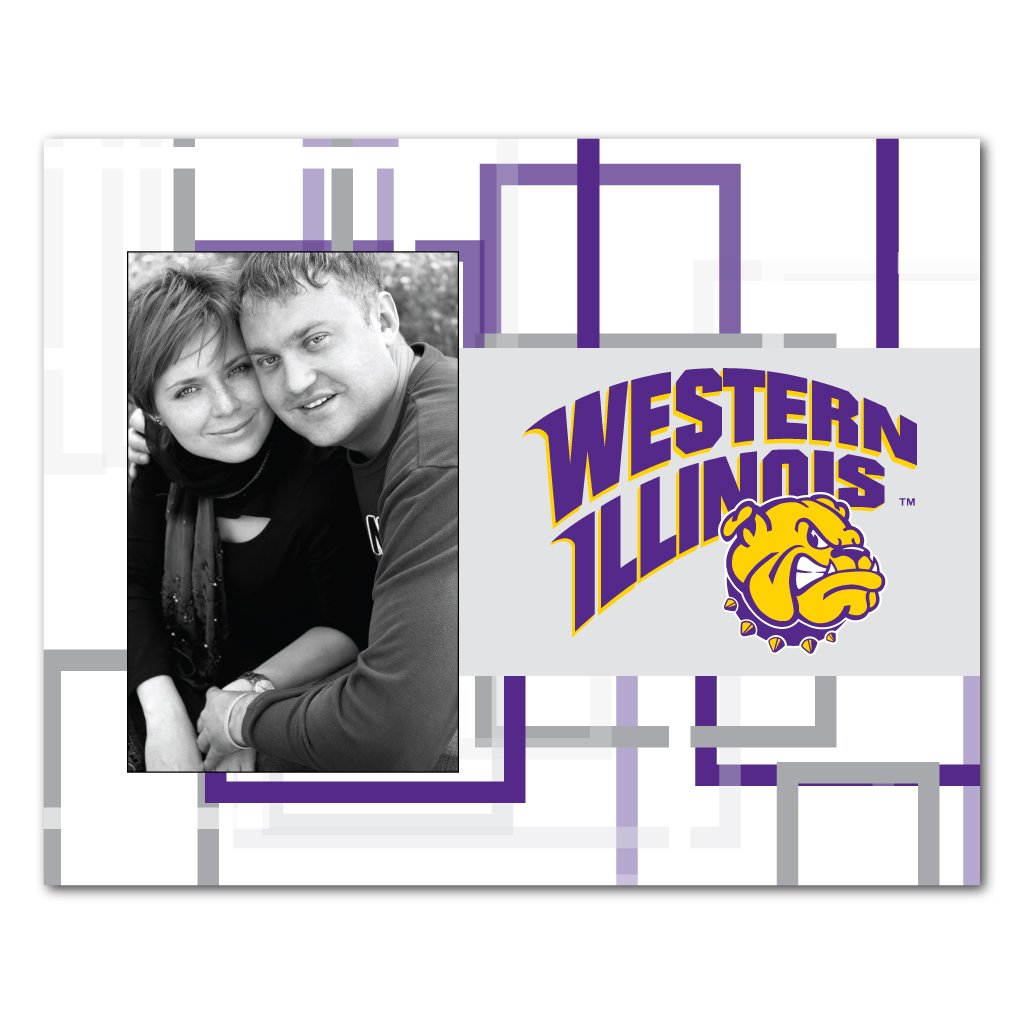 VictoryStore Gift Frame - Western Illinois University Picture Frame - Squares Design