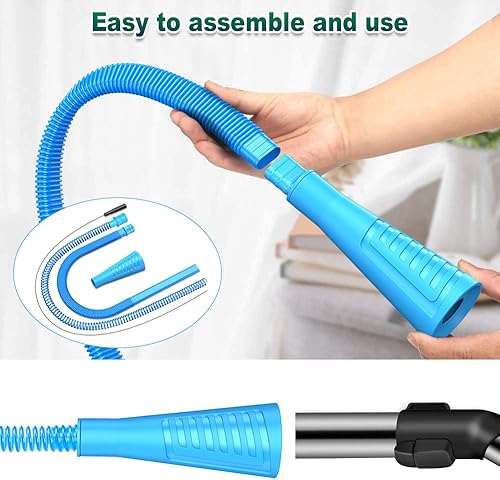 Miniatura 2 de Kit de limpiador de ventilación para secadora accesorio para manguera de aspiradora lavadora y secadora de 32 pulgadas removedor de pelusa