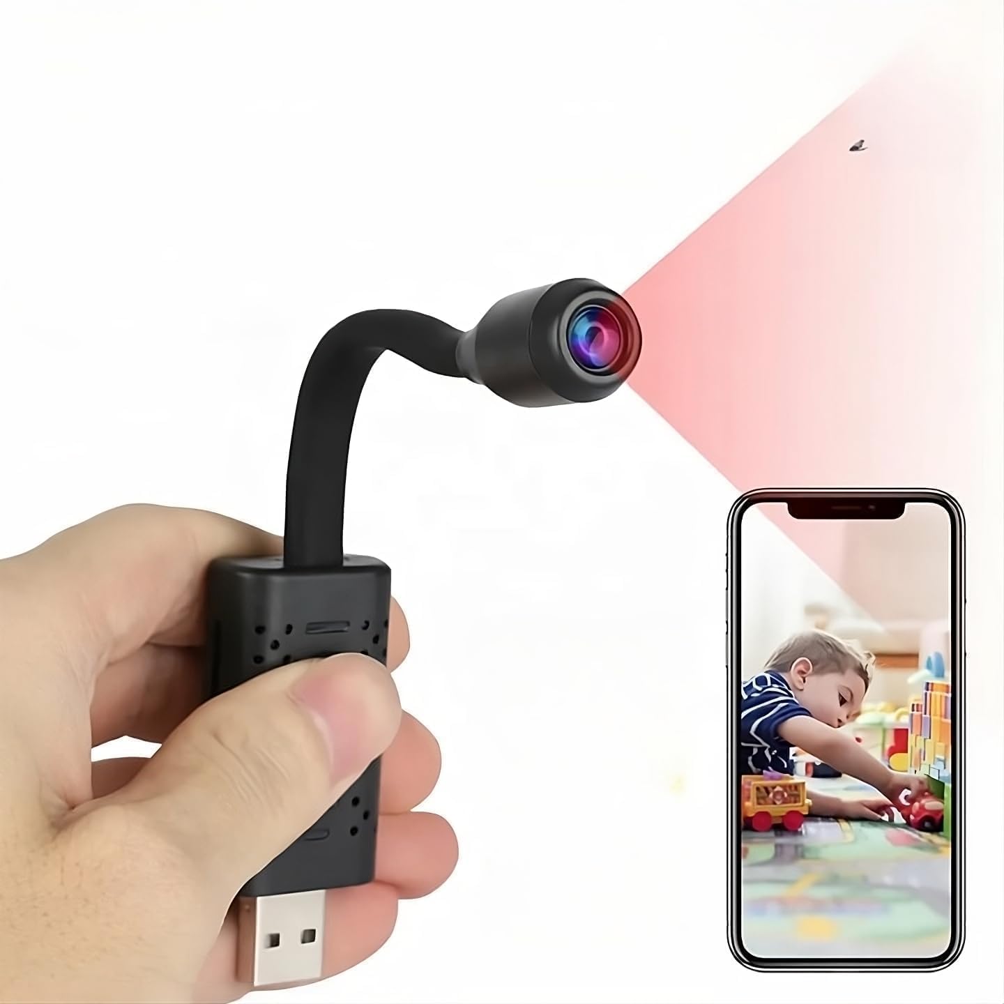 1080P Full HD USB Charger Type Camera | Home Security Camera | Support Upto 128GB Memory Cards | Continuous & Motion Based Recording | Ideal for Home/Office-picture-58