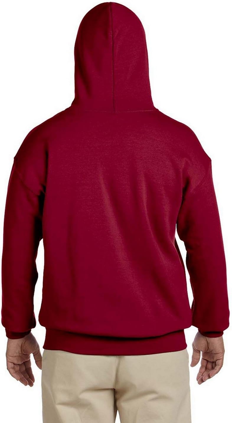 18500 Hooded Sweatshirt Cardinal Red X-Large - Image 4