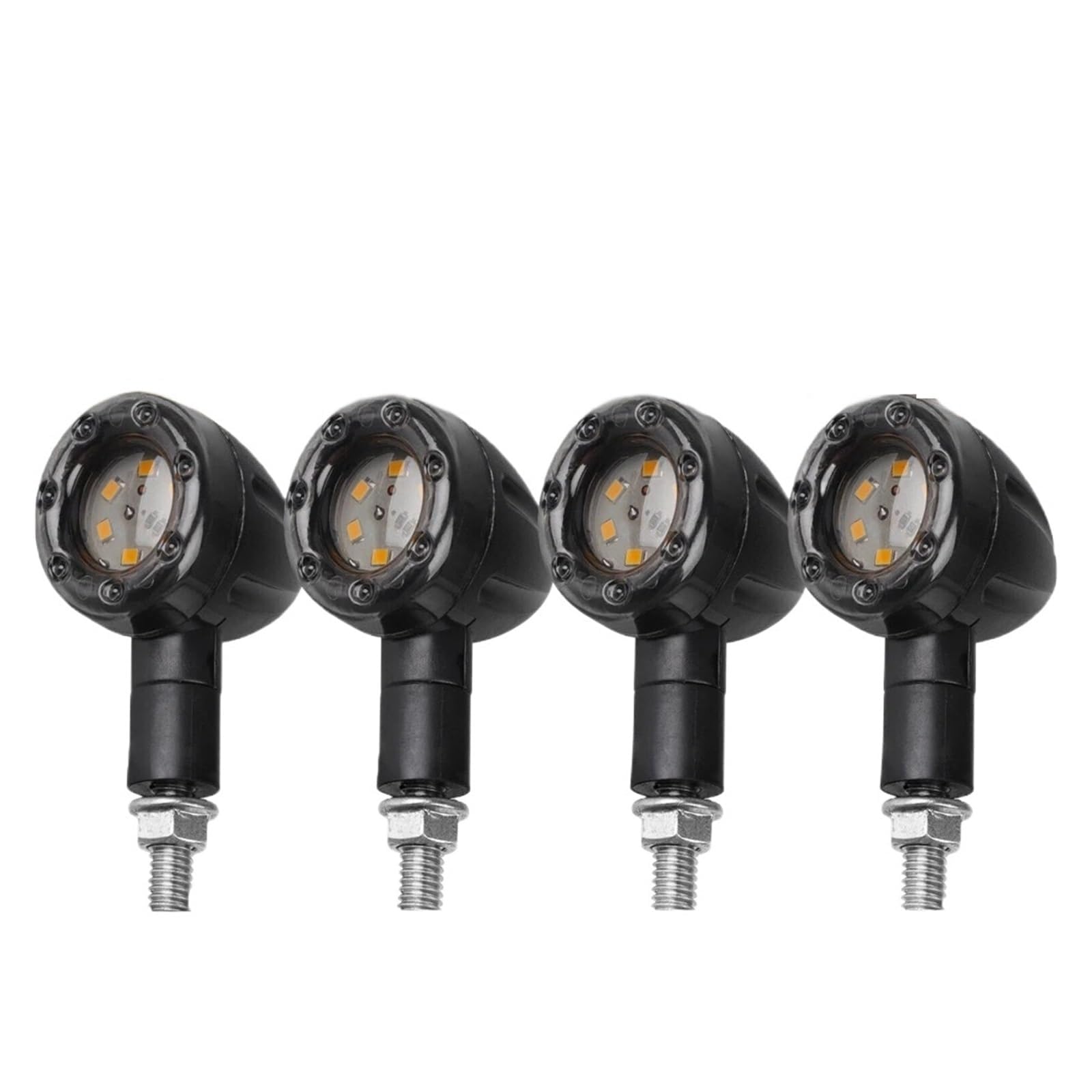 Fanale posteriore per moto Indicatori di direzione per moto, luci freno a LED, luci posteriori per moto, lampadine di segnalazione Per Ambra e rosse