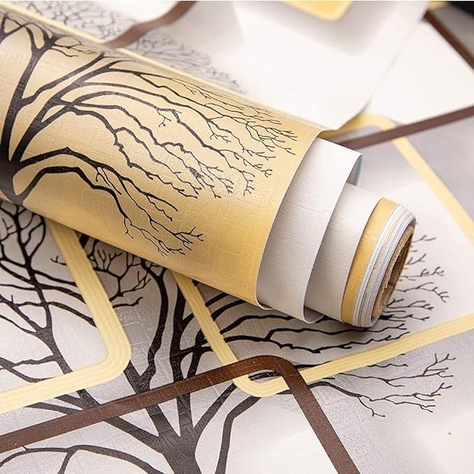 GOWALL Peel and Stick Contact Paper 45Cm X 500Cm Kitchen Wallpaper Oil Waterproof Self-Adhesive for Kitchen Anti-Mold and Heat Resistant Backsplash Wallpaper (White Yellow) (B0CVXP1NT7) Amazon Price History, Amazon Price Tracker