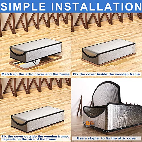 Attic Stairs Insulation Cover 25