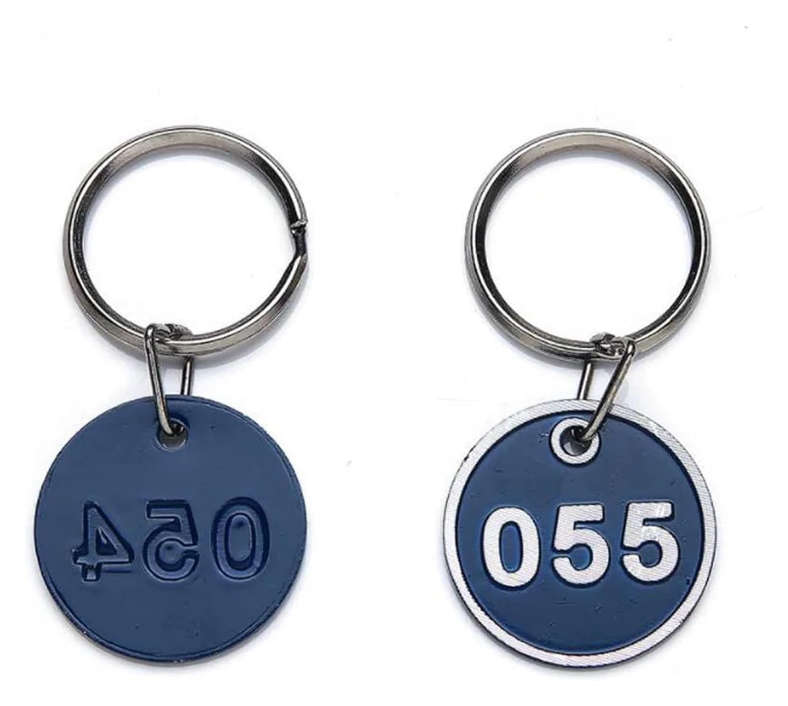 zawieszki na klucze ze stalowymi etykietami, Aluminiowe identyfikatory numeryczne Multicolor 1-200 z kółkami na klucze do karty ID Gym Sauna Club(Green,1-100)