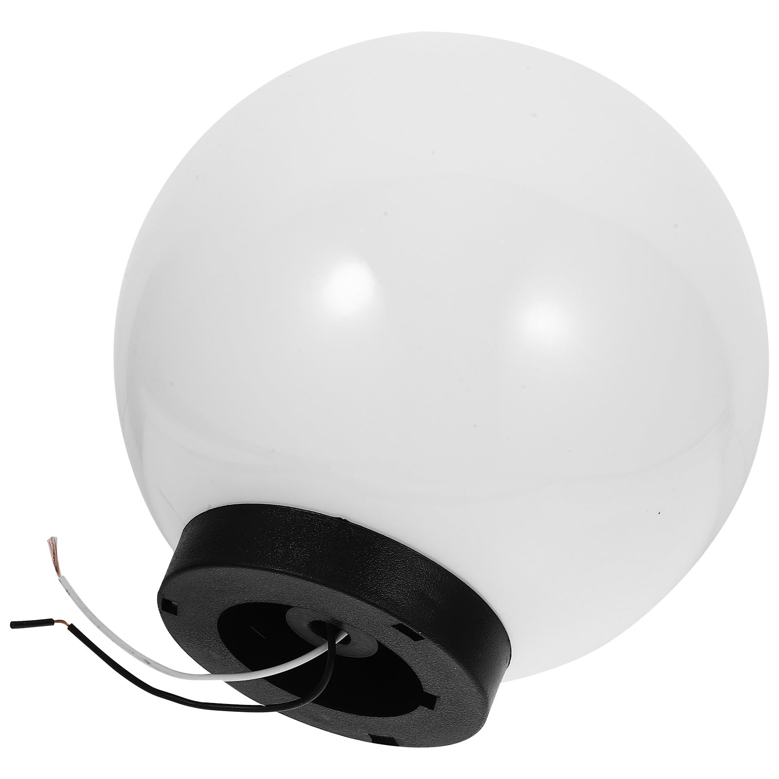 Pantalla de lámpara de globo antioxido para solucionar faroles rotos en patios