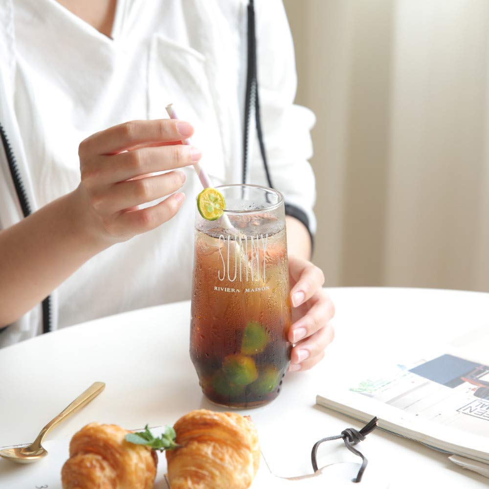 Tasse de boisson froide en verre MU pour vos brunchs en terrasse