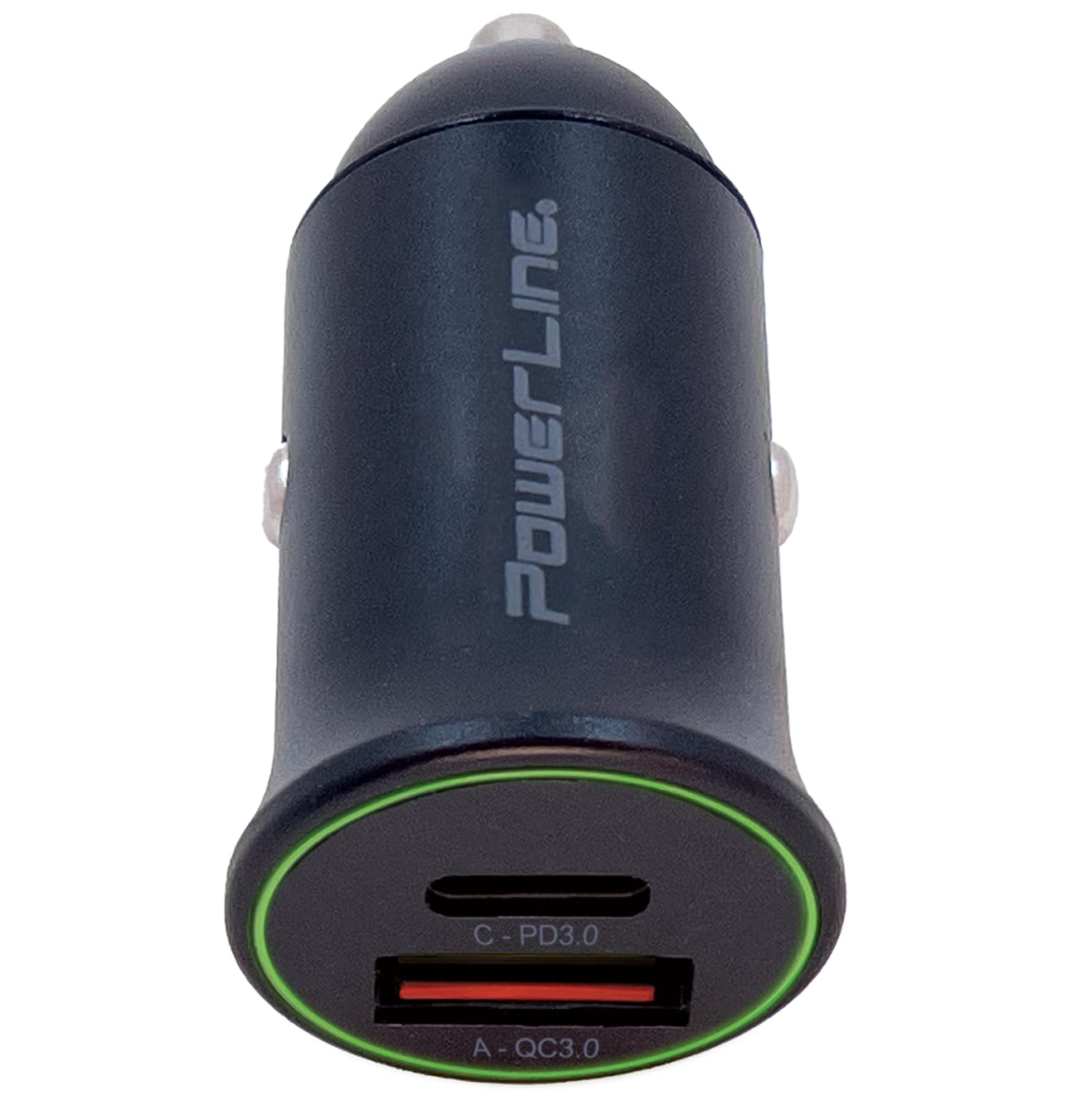 USB-C Car Charger; 2-Port 32W/60W USB-C + USB-A Car Power PD/QC Fast Charging Solid Cigarette Lighter for iPhone 16/15/14/13/12/11/ProMax, iPad, Samsung Galaxy S25 S24/S23/S22/S21, Pixel, Android
