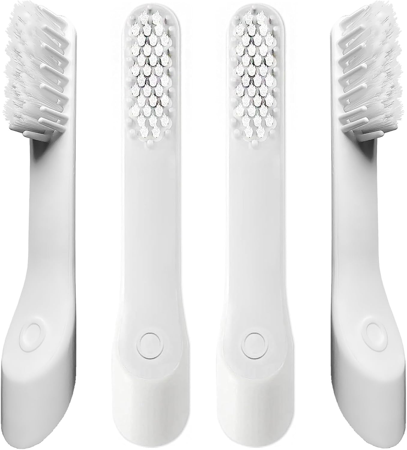 4Pack White Electric Toothbursh Replacement Head