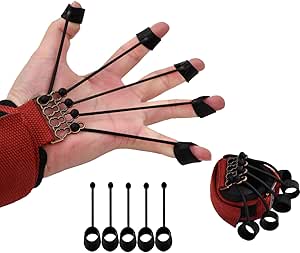 Amazon.com : Finger Strengthener Finger Exerciser Hand Grip Strength ...