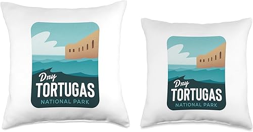 Miniatura 3 de Dry Tortugas National Park FL Throw Pillow, 18x18, Multicolor
