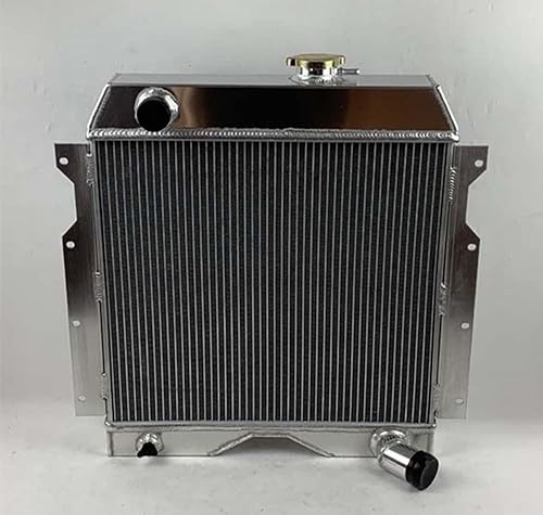 Radiador de aluminio de 3 filas para 1954-1964 Jeep Willys 6-22 Utility Wagon Truck 3.7 6 Cyl