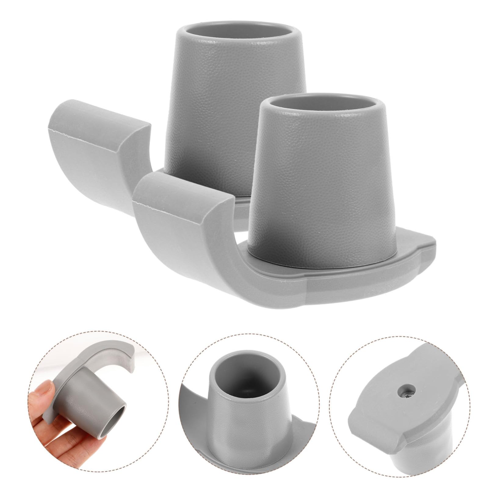 BESTYASH Accesorio Para Muletas Almohadillas Para Caminar Accesorios Para Andadores Tapas Para Patas De Andador Almohadillas De Repuesto Para Muletas Puntas Para 2 piezas x 4