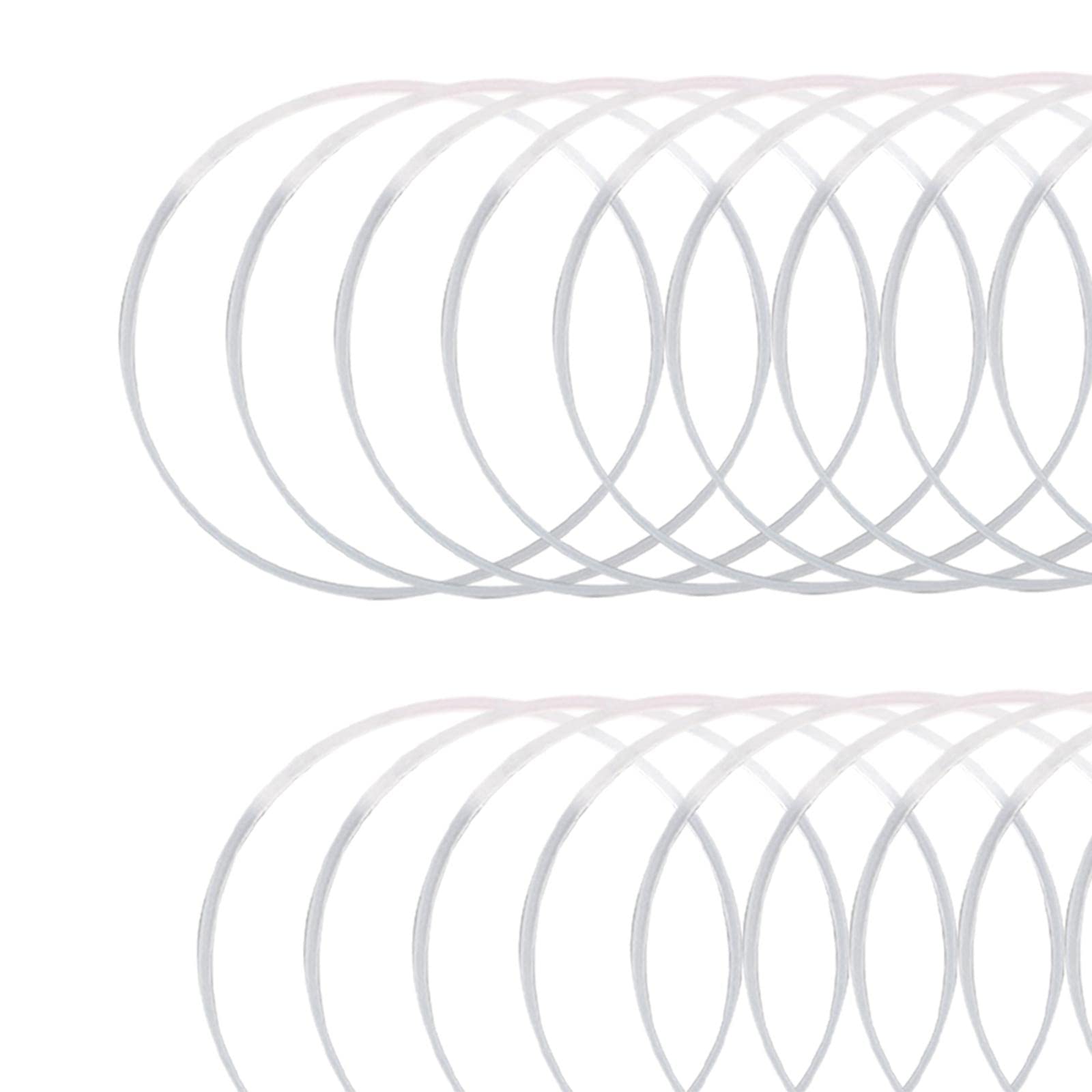 Colaxi Watch Gasket i Ring Glass Gasket Waterproof Assorted White Gasket Seal Washers for Watch Glass 1.0mm-1.2mm Home Watchmaker Professional Use, 31Pcs 25-40mm