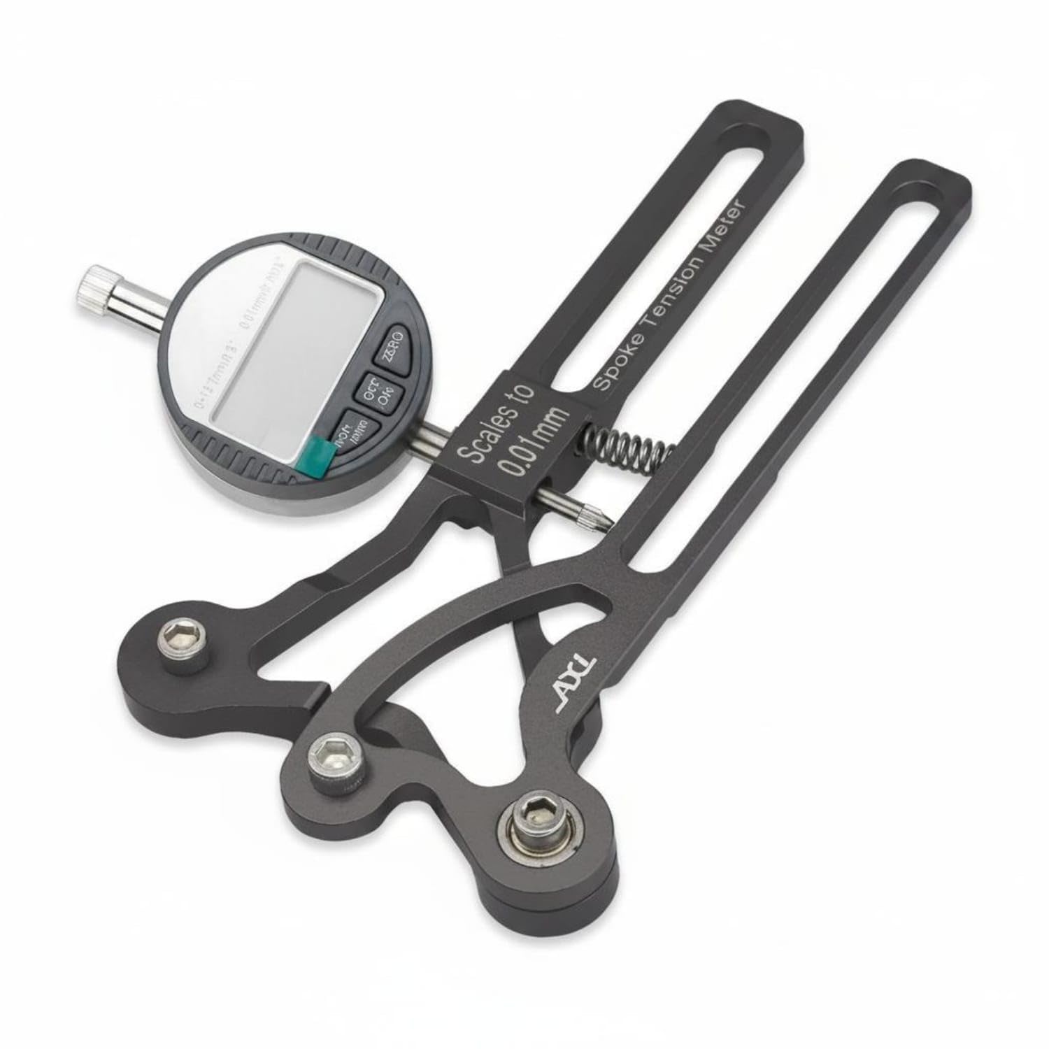 Accurate Readings Spoke Tension Meter Easy to Read Gauge Two-Wheeled Spoke Tension Meter Mechanical Indicator Works on Most Spokes for Bike Mechanics, Cyclists, Garage, Black, Electronic-image-9