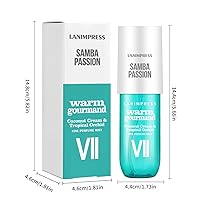 Vista 8 de 3 onzas líquidas de niebla para el cabello y spray corporal para mujer, Eau de Parfum, perfume de aroma Sunshine Beach No.7, perfume de flor