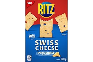 Christie RITZ SWISS CHEESE Flavoured Crackers: The Ultimate Savory Cracker Experience