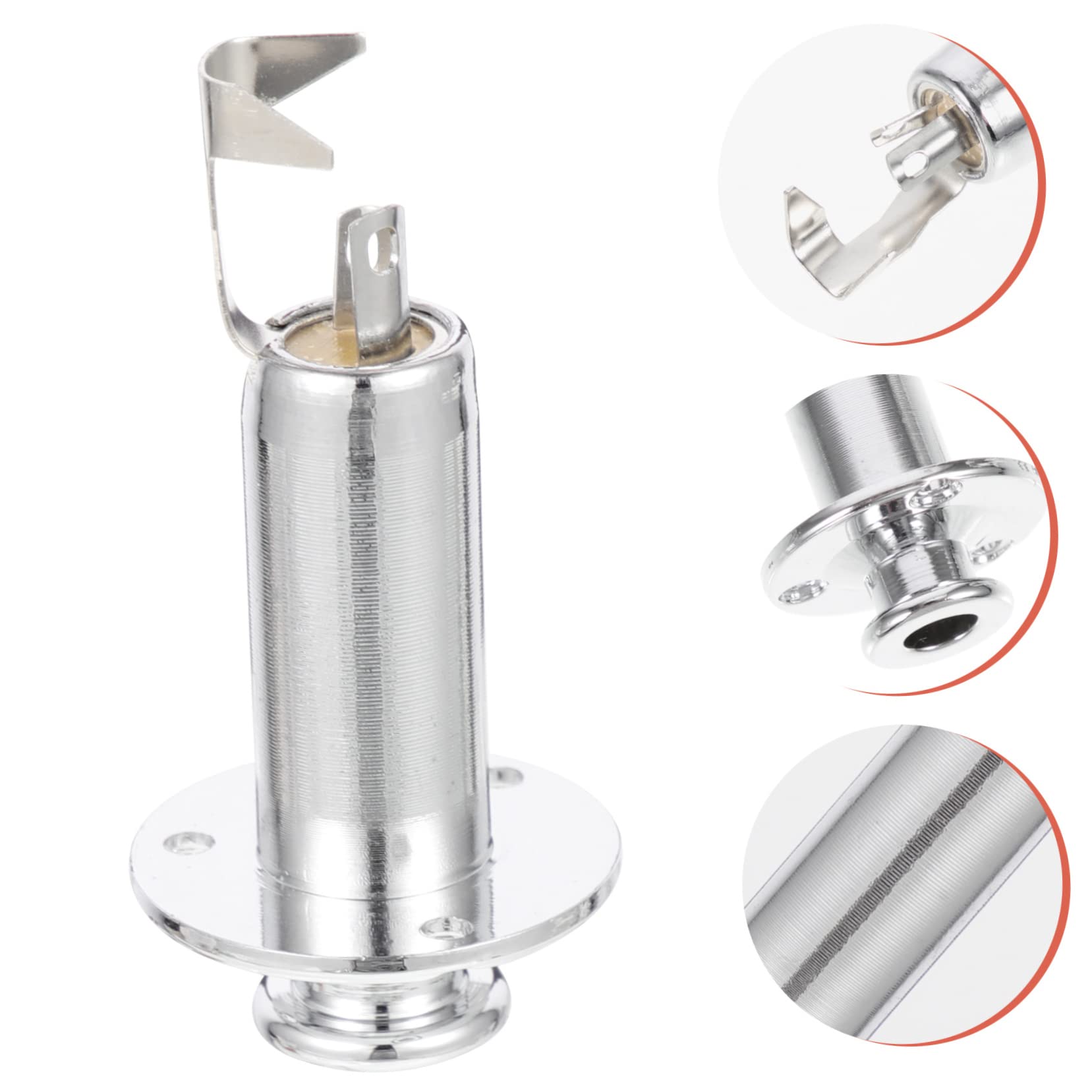 5stücke Guitar Endpin Jack Starke Bauweise Kompatibel Gitarre Und Bass Verbesserte Klangqualität Leise Nutzung Für Musiker